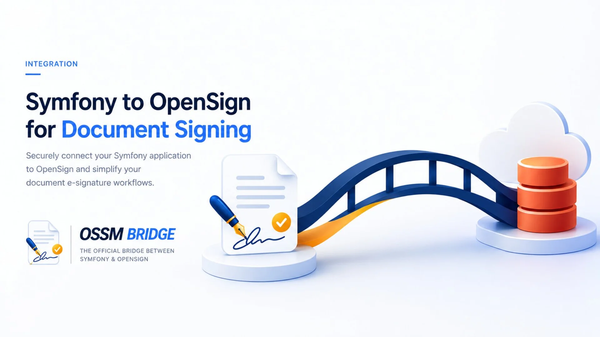 OSMBridgeBundle connecting Symfony to OpenSign for document signing